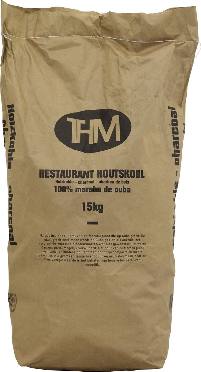 THM Marabu Restaurant Houtskool 15kg