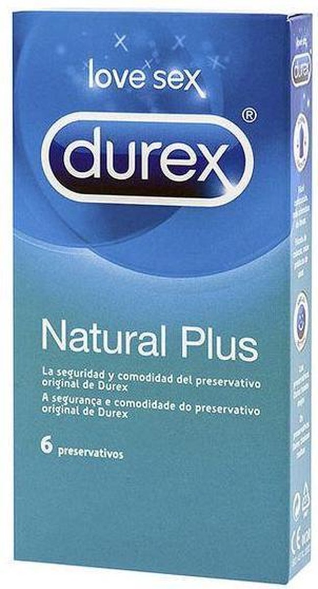 Condooms Durex Natural Plus Ø 5