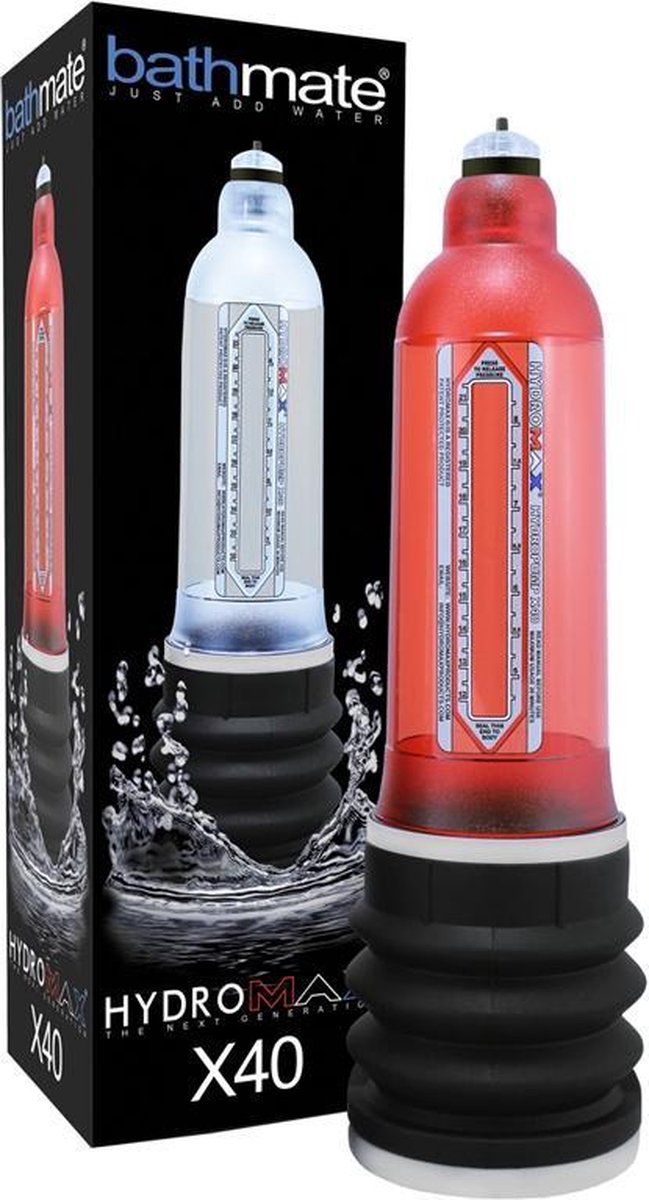 Bathmate Hydromax X40 Penispomp - Rood