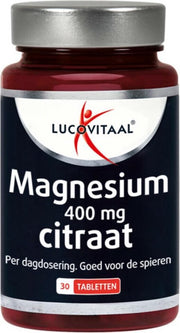 4x Lucovitaal Magnesium Citraat 400mg 30 tabletten