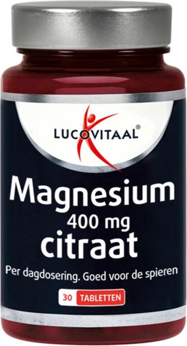 4x Lucovitaal Magnesium Citraat 400mg 30 tabletten