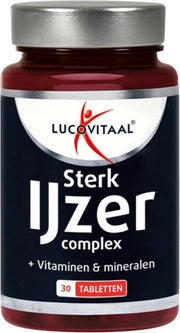 4x Lucovitaal Sterk IJzer Complex 30 tabletten