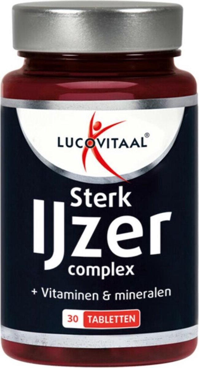 4x Lucovitaal Sterk IJzer Complex 30 tabletten