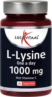 4x Lucovitaal L-Lysine 1000mg One a Day 30 tabletten