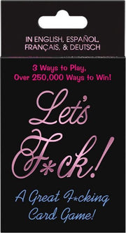 Kaartspel Let’s F*ck - Zwart