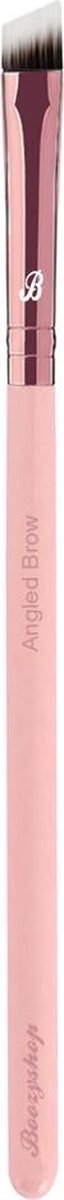 Boozyshop Pink & Rose Gold Angled Brow Brush