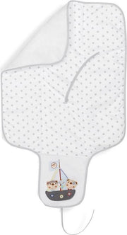Interbaby Aankleedkussen Pirata 45 X 75 Cm Katoen Wit