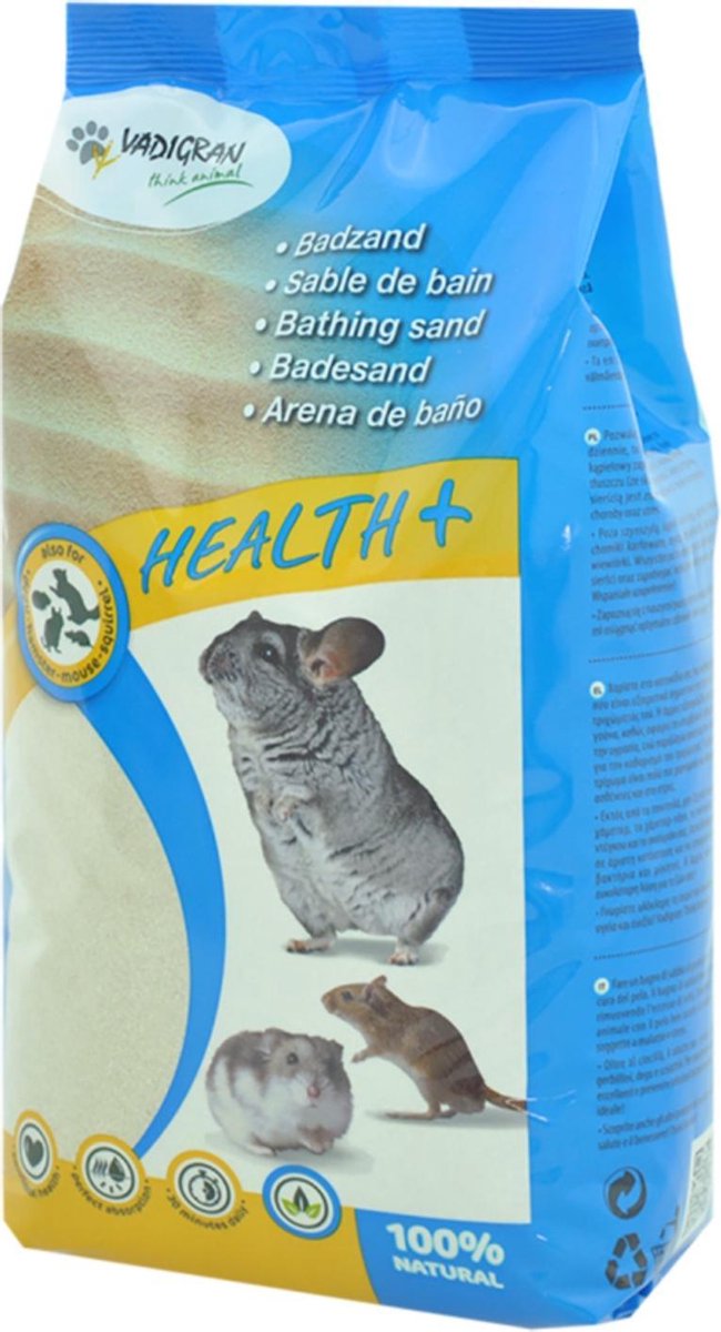 Dierenbenodigdheden Vadigran Chinchilla Badzand 2 Kg