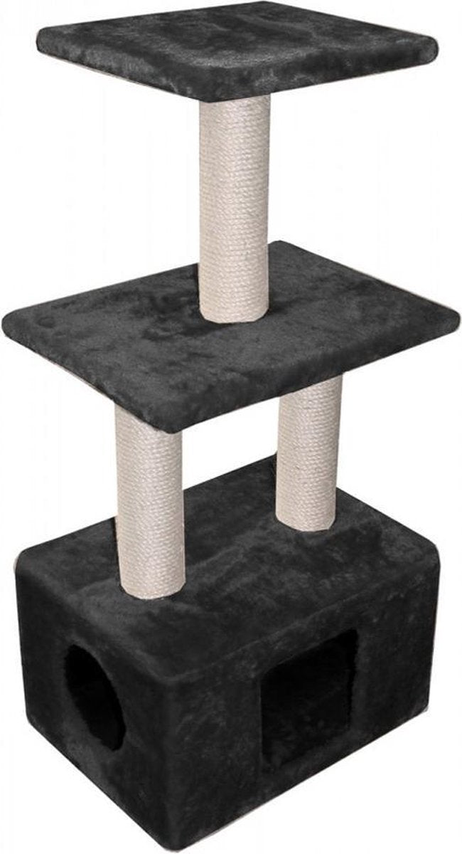 Ebi Classic Bengal Krabpaal - Zwart - 30 x 40 x 99 cm