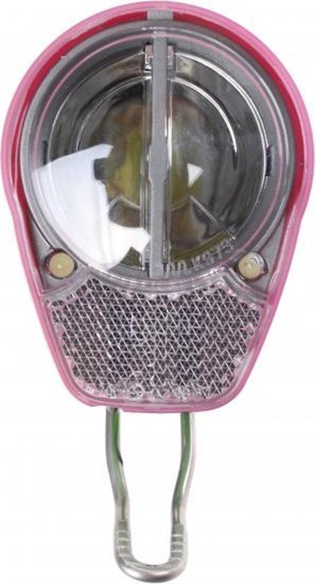 Spanninga koplamp roxeo roze aan/uit xda daglichtfunct naafdynamo