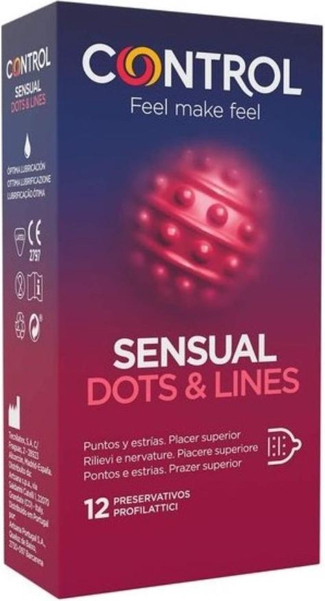 Control touch and feel 12 units / sex / erotiek toys | gratis | korting
