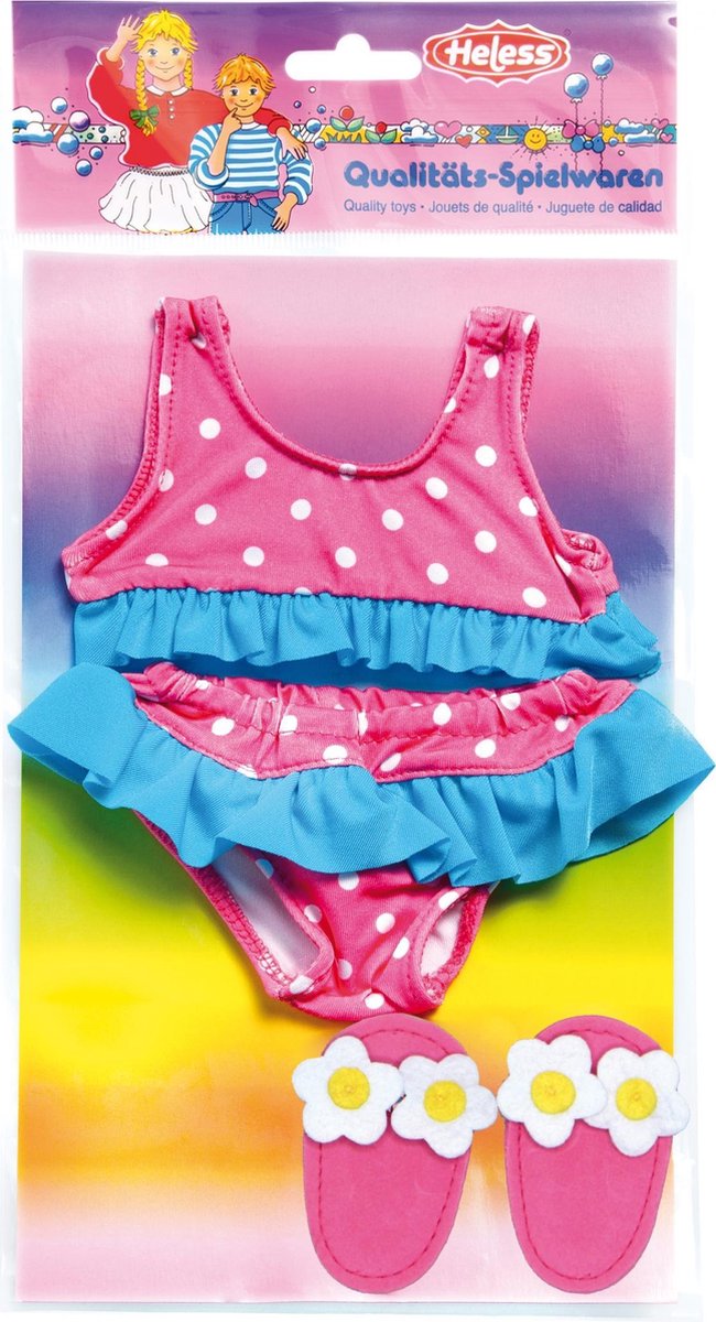 Heless Bikini met slippers 28-35 cm