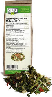 GRAU Gedroogde Groenten Melange Nr. 3 - 1.2 kg
