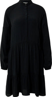 Mbym blousejurk marranie Zwart-Xs (36)