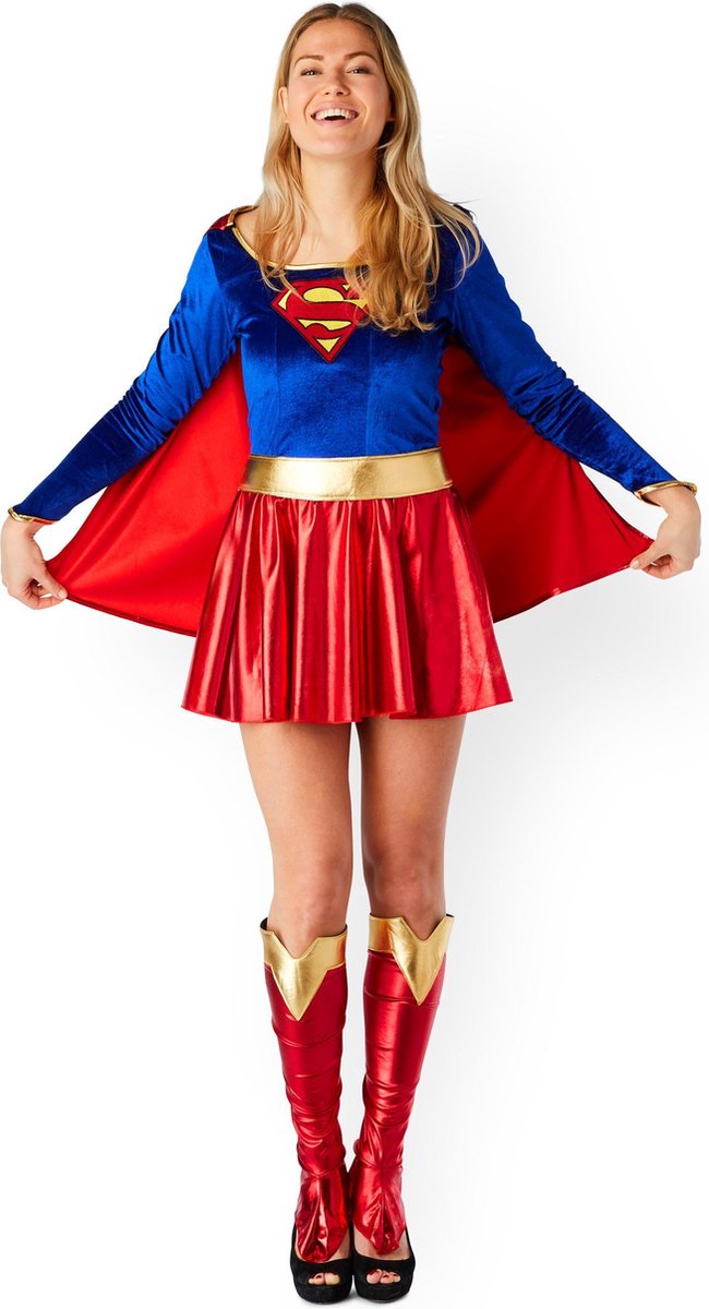 Supergirl - Carnavalskleding - Maat S - Rood