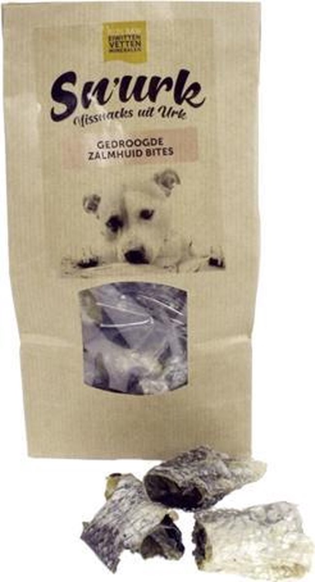 Snurk gedroogde zalmhuidbites - 50 gr - 1 stuks