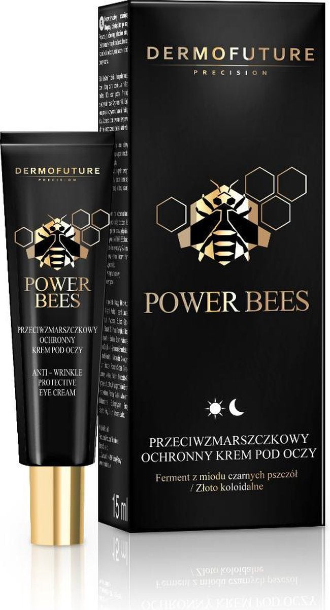 Dermofuture - Power Bees Lifting Anti Wrinkle Eye Cream Anti-Wrinkle Protective Cream Under Eyes 15Ml