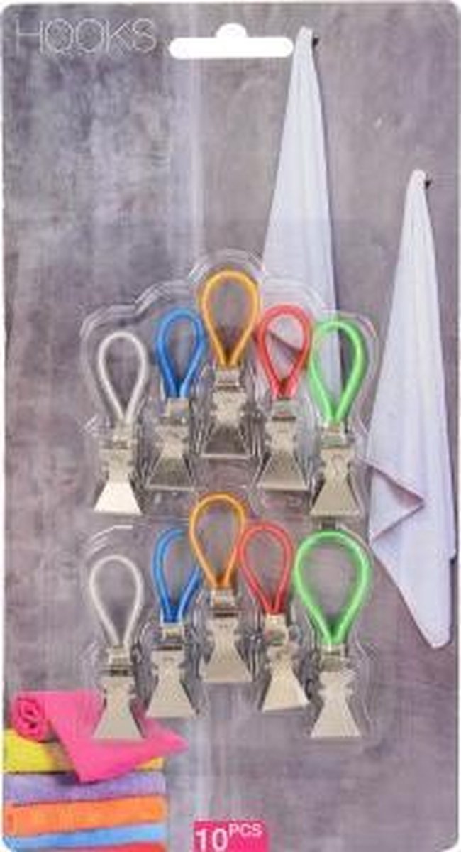 Handdoek Knijpers Set 10 Stuks