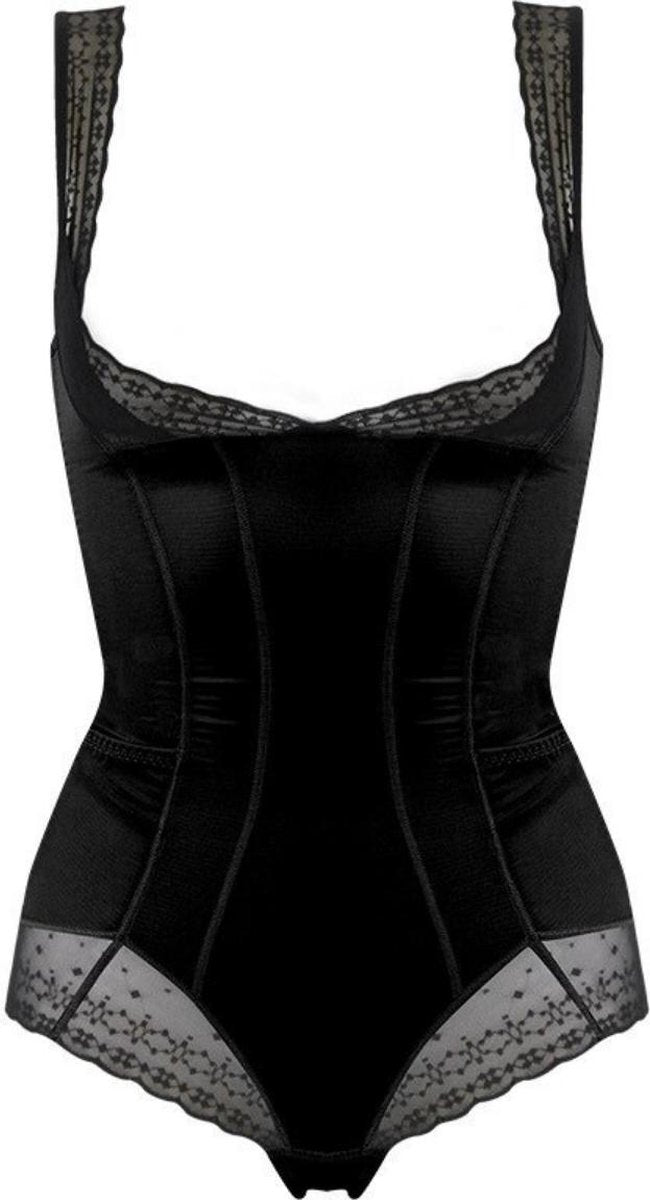 Kant Korsetten - Lichaam Vormgeven - Lift Ondergoed - Body Shaper - S - Zwart
