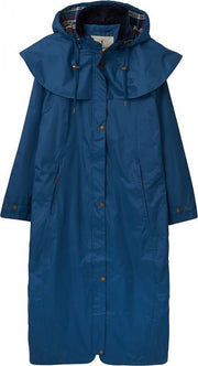 Blauwe (Deep Sea) lange dames regenjas Outback van Lighthouse XXXL