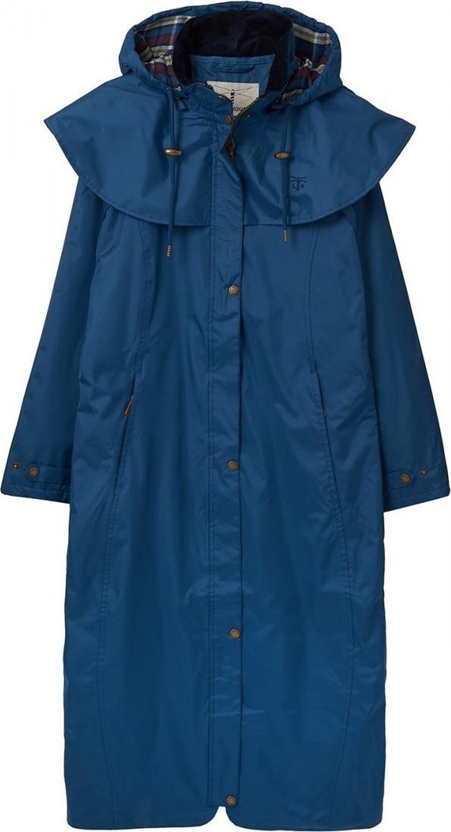 Blauwe (Deep Sea) lange dames regenjas Outback van Lighthouse XXXL