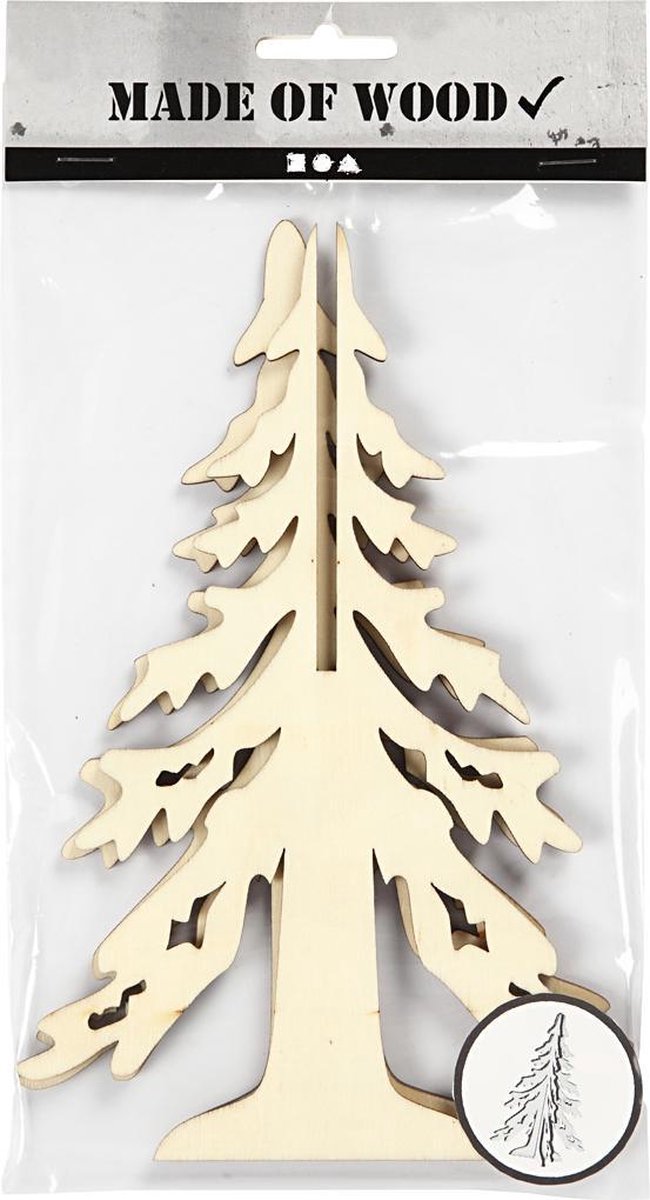 Christmas Tree. H: 20 cm. W: 13 cm. 1 pc