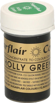 Sugarflair Eetbare Kleurstof Pasta - Hulstgroen - 25g