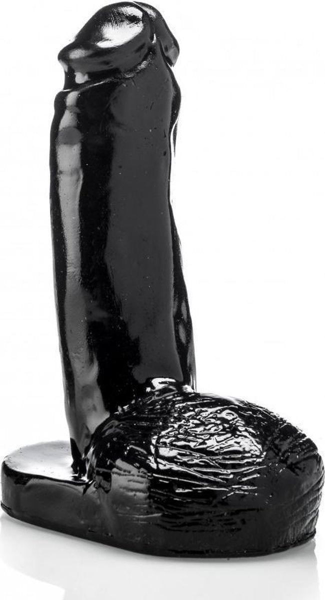 XXLTOYS - Gaelic - Dildo - Inbrenglengte 12 X 4.5 cm - Black - Uniek Design Realistische Dildo – Stevige Dildo – voor Diehards only - Made in Europe