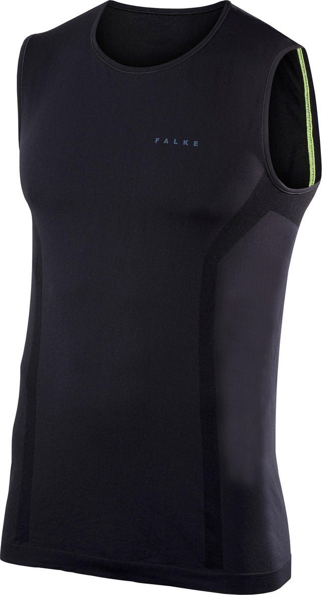 FALKE Warm Singlet Comfort Fit Heren 39614 - Zwart 3000 black Heren - XXL
