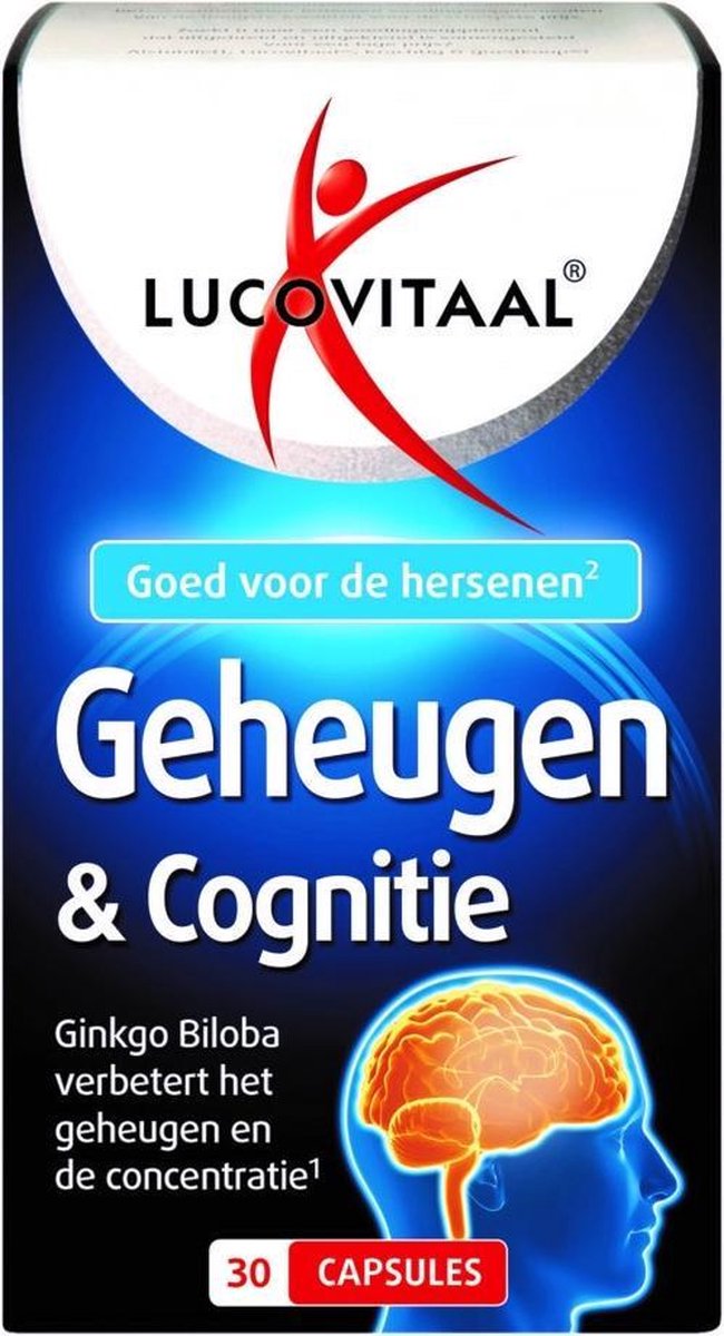 3x Lucovitaal Geheugen & Cognitie 30 capsules