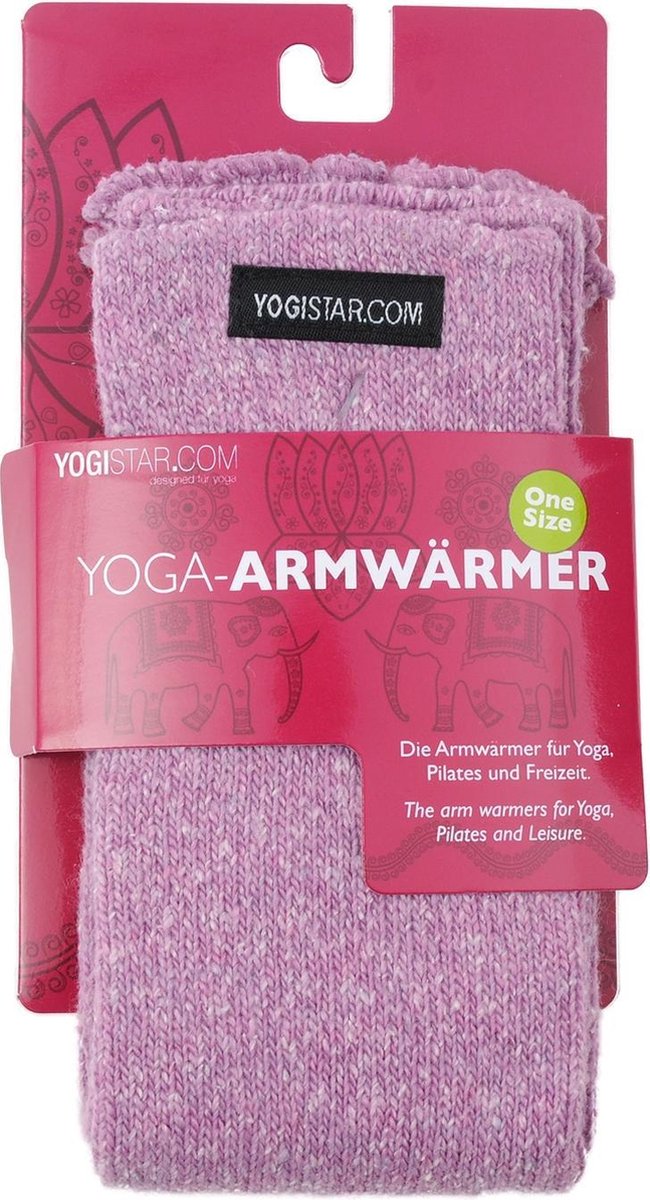 Yogistar Yoga-armwarmers rose - katoen Armwarmers
