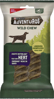 AdVENTuROS Wild Chew Medium - Hondensnacks hertensmaak - 6 x 200g