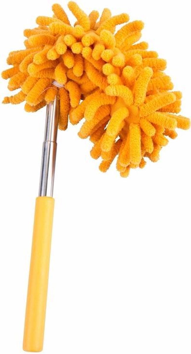 Telescopische plumeau oranje 26-74 cm