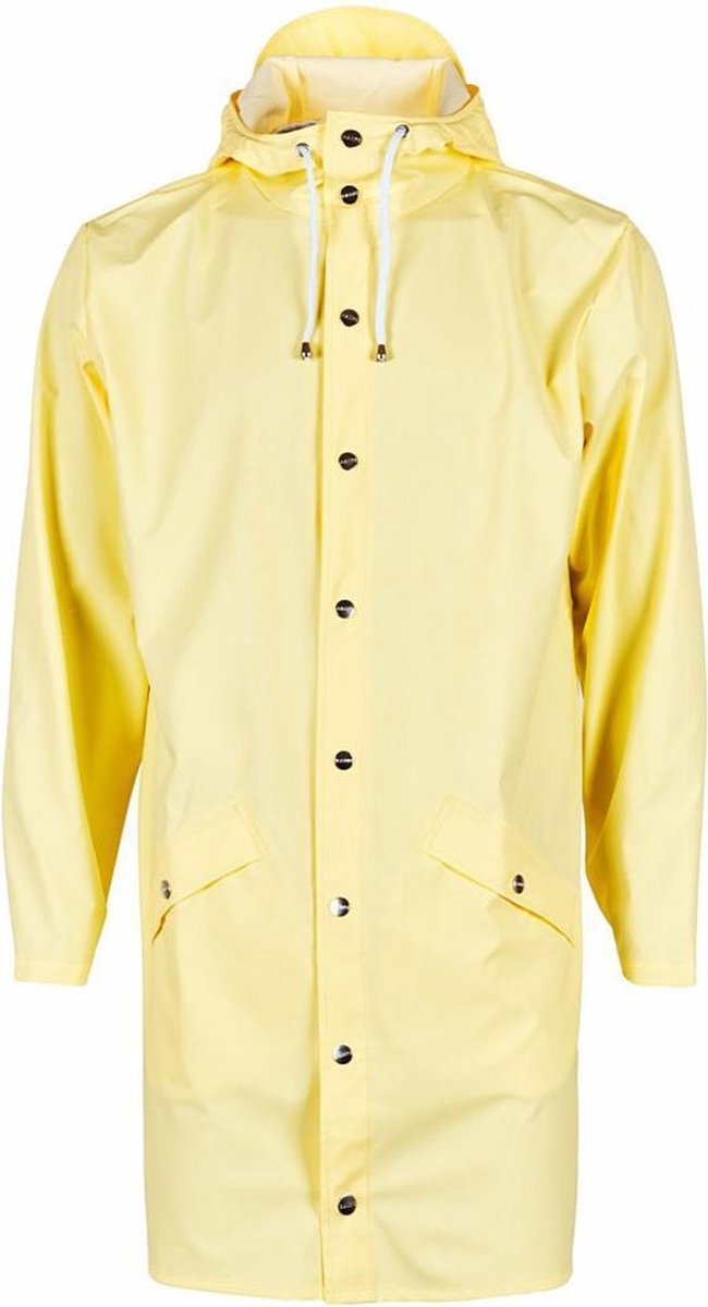 Rains Regenjassen Long Jacket Geel Maat:L/XL