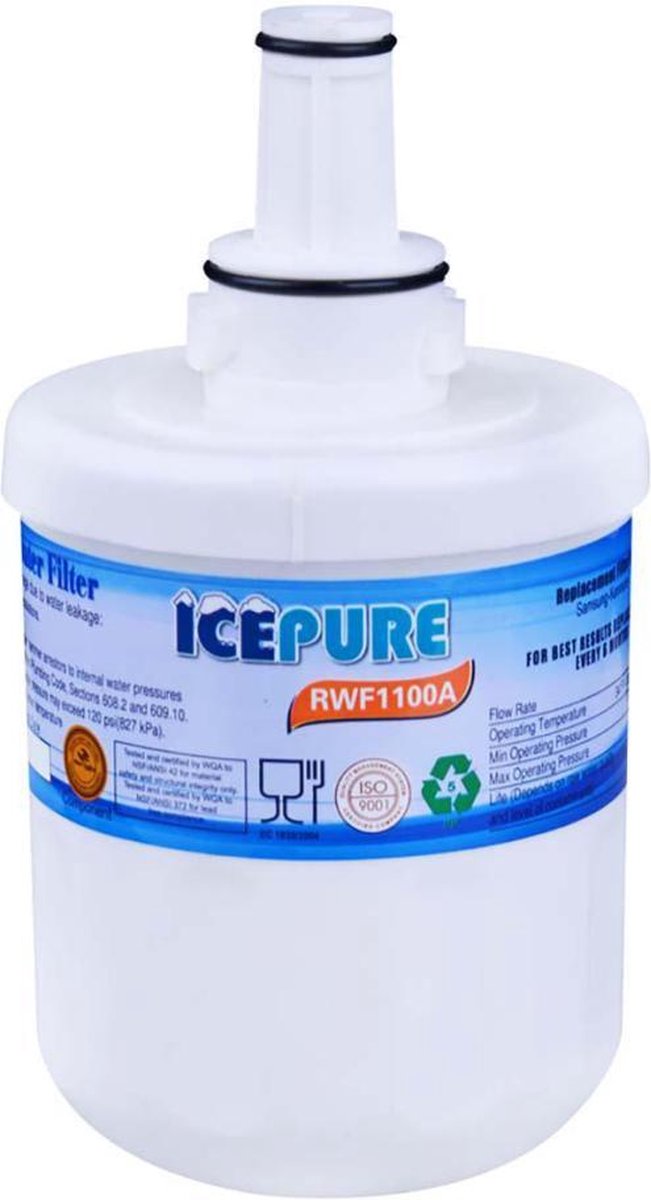 Icepure RWF1100A Water Filter Refrigerator Replacement Samsung