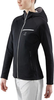 Haglöfs - Khione Mid Hood - Zwart - Dames - maat  XS
