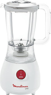 Moulinex Uno 1 l Blender voor op aanrecht 350 W Wit