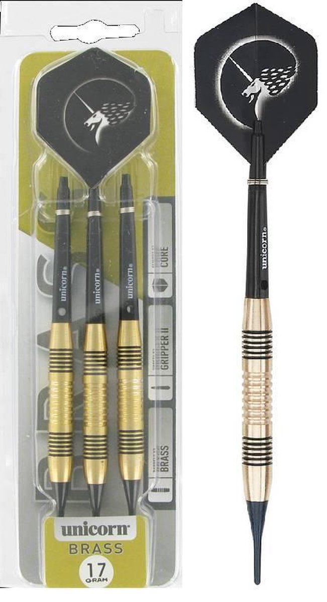 Unicorn Brass Core Soft Tip - 17 Gram