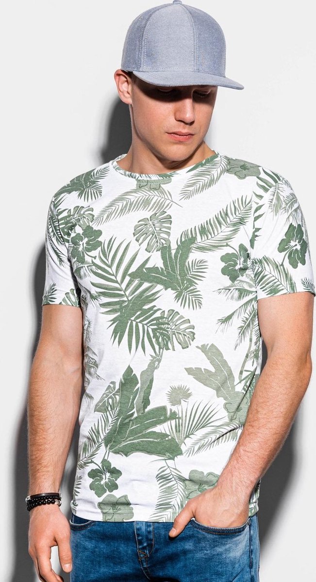 Heren - T-shirt - S1297 - Groen