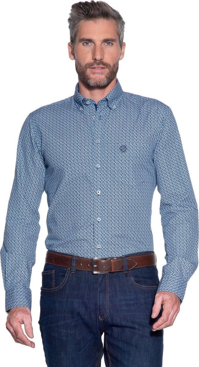 Campbell Classic Casual overhemd lange mouw