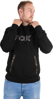 Fox Black/Camouflage Print Hoodie - Maat M - Zwart