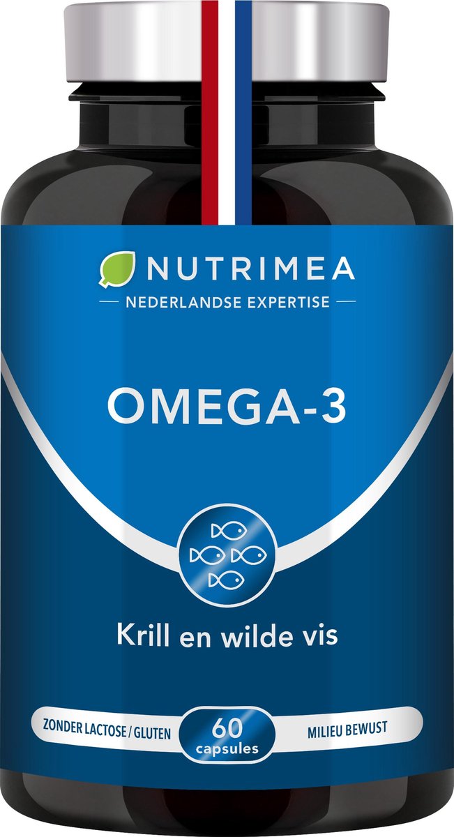 OMEGA 3 • KRILL • Visolie • Hoge Concentratie Omega 3 • NUTRIMEA • 60 capsules