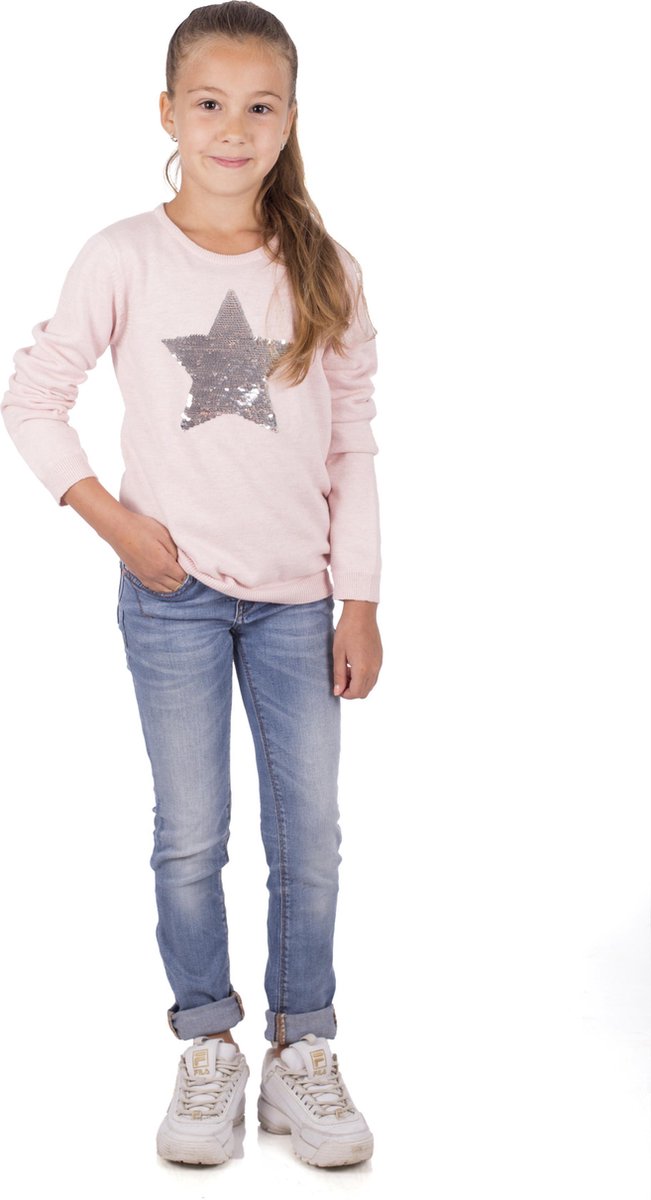 Roze trui met ster – Sequence – 140/146