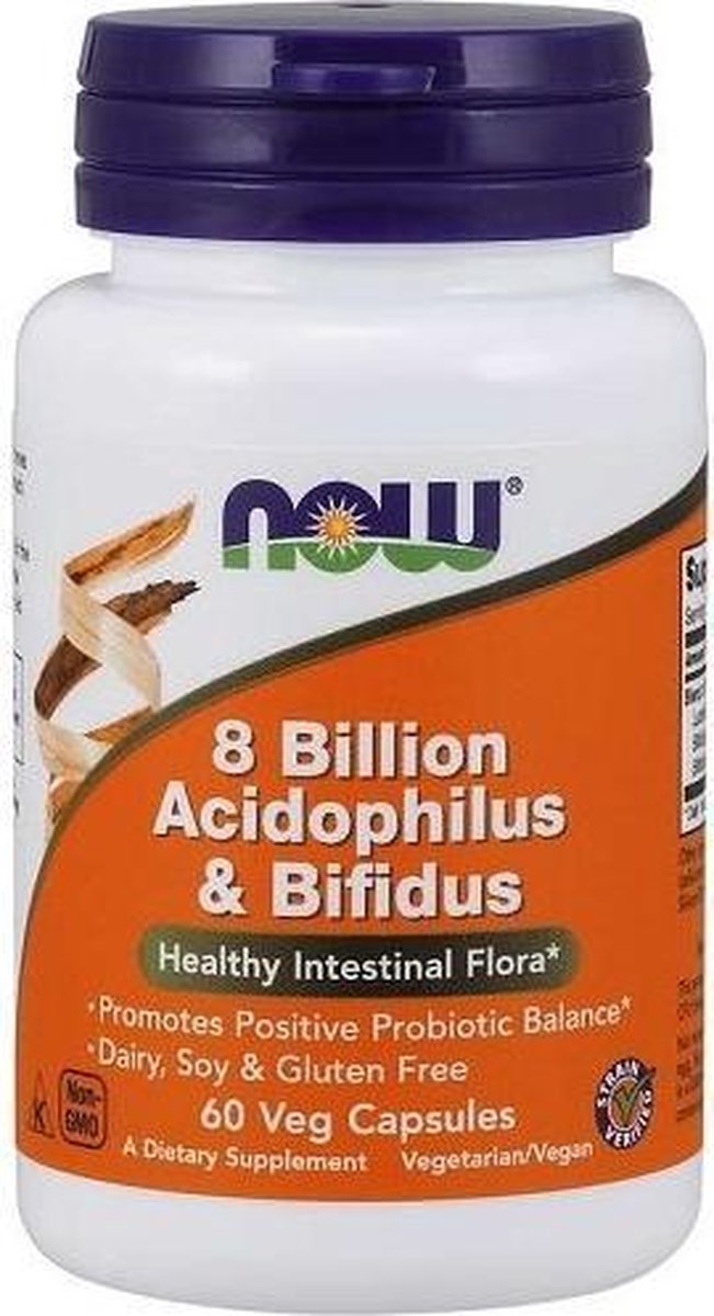 8 Billion Acidophilus and Bifidus 60v-caps