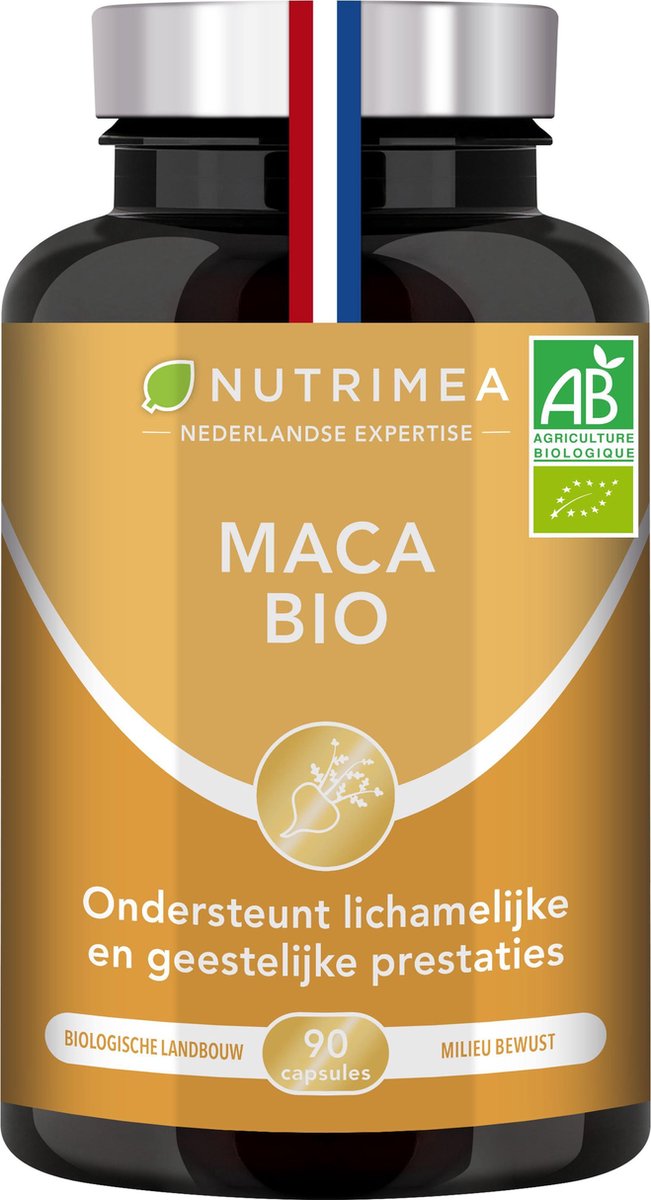 MACA – BIO – 1500mg – voedingssupplement - NUTRIMEA - 90 caps