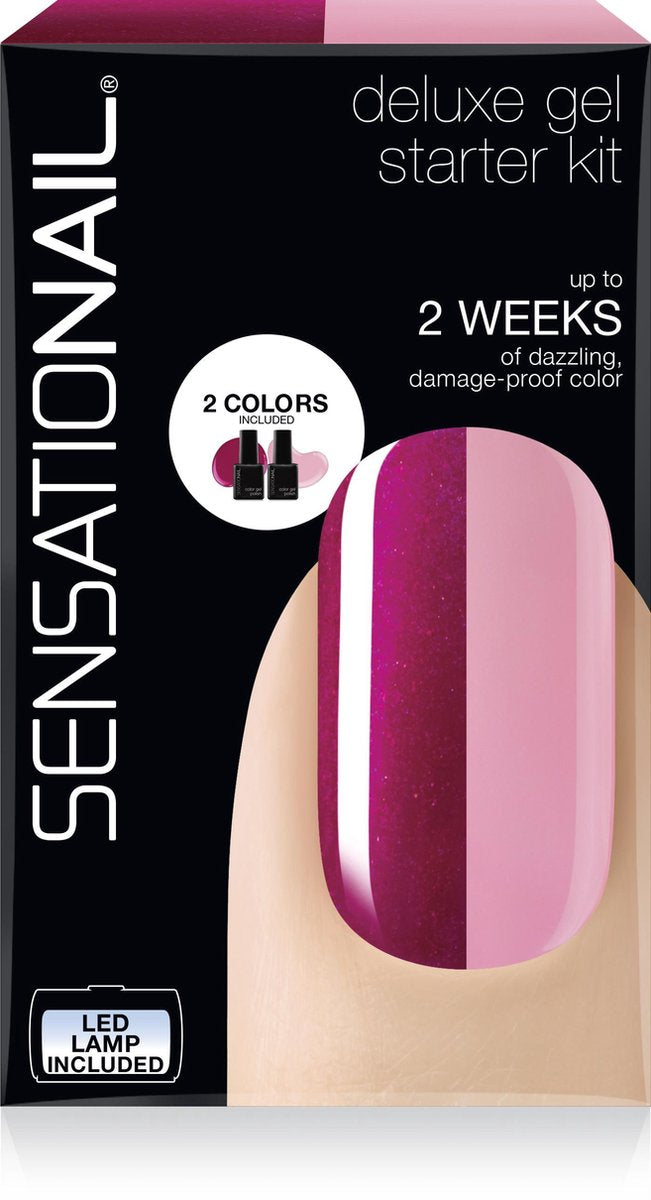 SensatioNail Starter Pink Chiffon 9 stuks - Gel nagellak