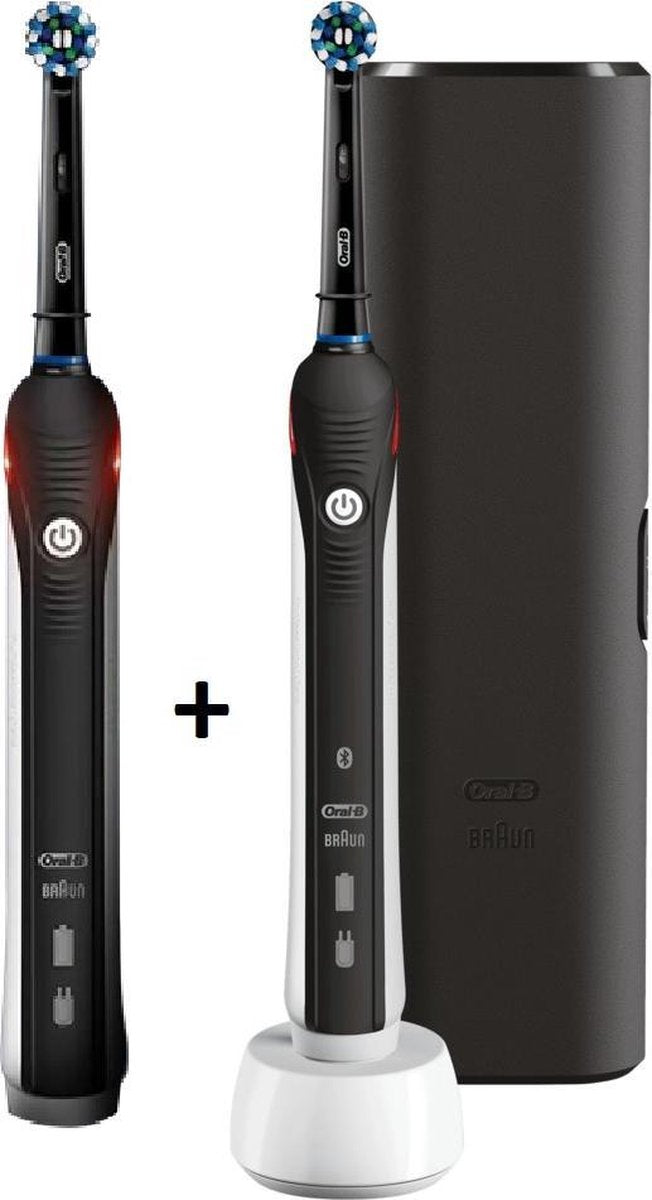 Oral-B Pro Cross Action 2500 - Elektrische tandenborstel - Duo Set - Zwart