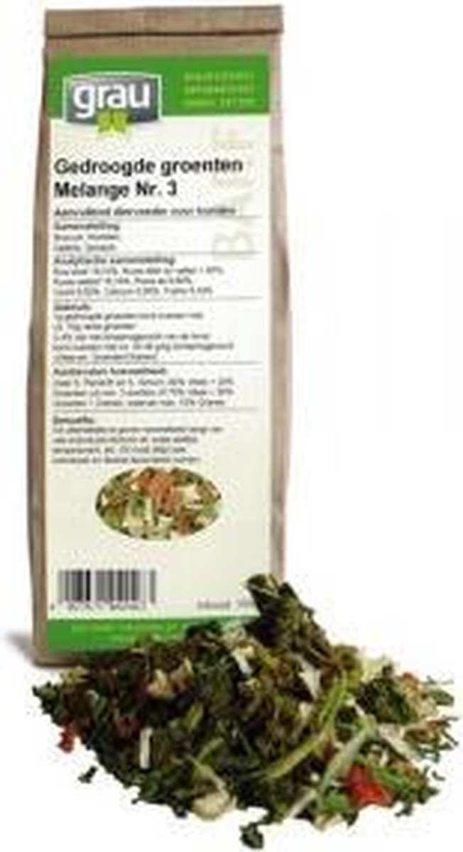 GRAU Gedroogde Groenten Melange Nr. 3 - 500 gr.