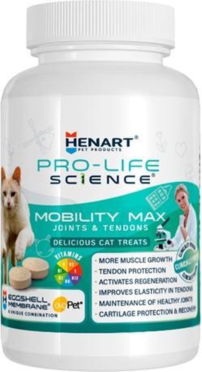 Henart pro life science mobility max gewricht en pees - 75 gr 125 tbl - 1 stuks