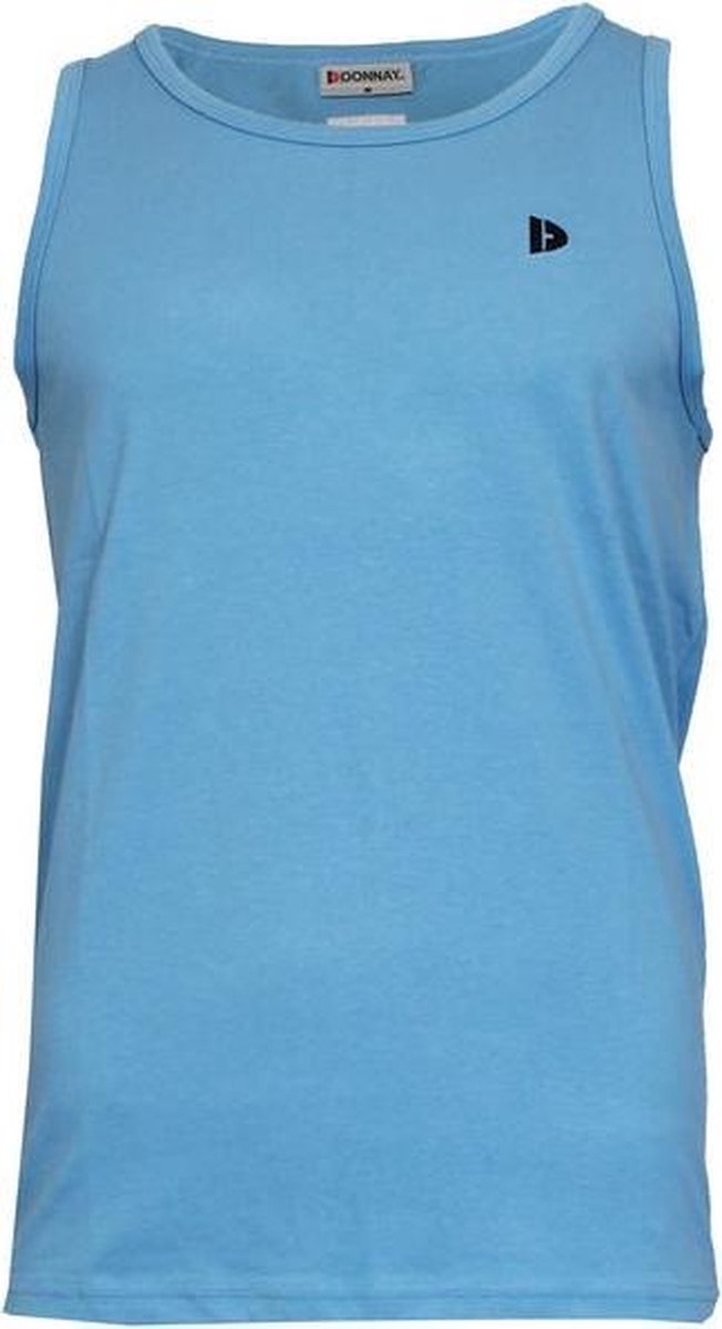 Donnay Muscle shirt - Tanktop - Sportshirt - Heren - Maat XXL - Dusty blue